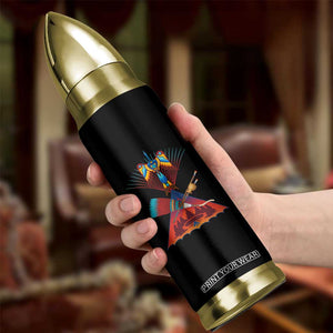 Native American Indigenous Heritage Peyote Water Bird Bullet Tumbler TS11 Print Your Wear