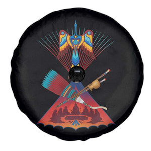 Native American Indigenous Heritage Peyote Water Bird Spare Tire Cover TS11 Print Your Wear