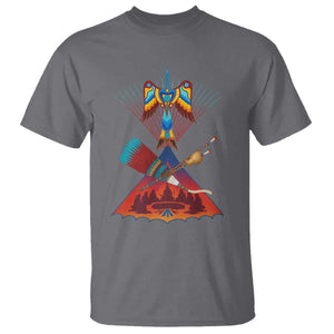 Native American Indigenous Heritage Peyote Water Bird T Shirt TS11 Charcoal Print Your Wear