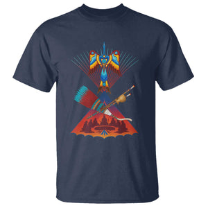 Native American Indigenous Heritage Peyote Water Bird T Shirt TS11 Navy Print Your Wear