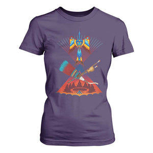 Native American Indigenous Heritage Peyote Water Bird T Shirt For Women TS11 Purple Print Your Wear