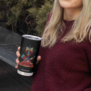 Native American Indigenous Heritage Peyote Water Bird Tumbler Cup TS11 Print Your Wear