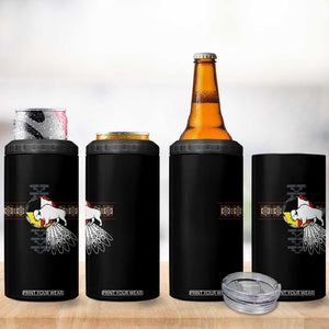 Native American White Buffalo 4 in 1 Can Cooler Tumbler Seven Sacred Grandfather Teachings TS11 Print Your Wear