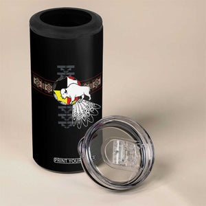 Native American White Buffalo 4 in 1 Can Cooler Tumbler Seven Sacred Grandfather Teachings TS11 Print Your Wear
