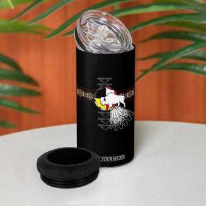 Native American White Buffalo 4 in 1 Can Cooler Tumbler Seven Sacred Grandfather Teachings TS11 Print Your Wear