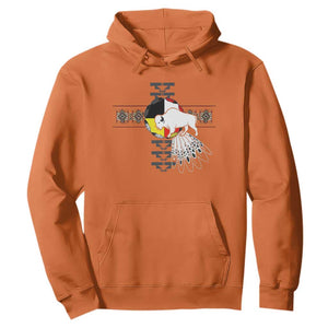 Native American White Buffalo Hoodie Seven Sacred Grandfather Teachings TS11 Orange Print Your Wear