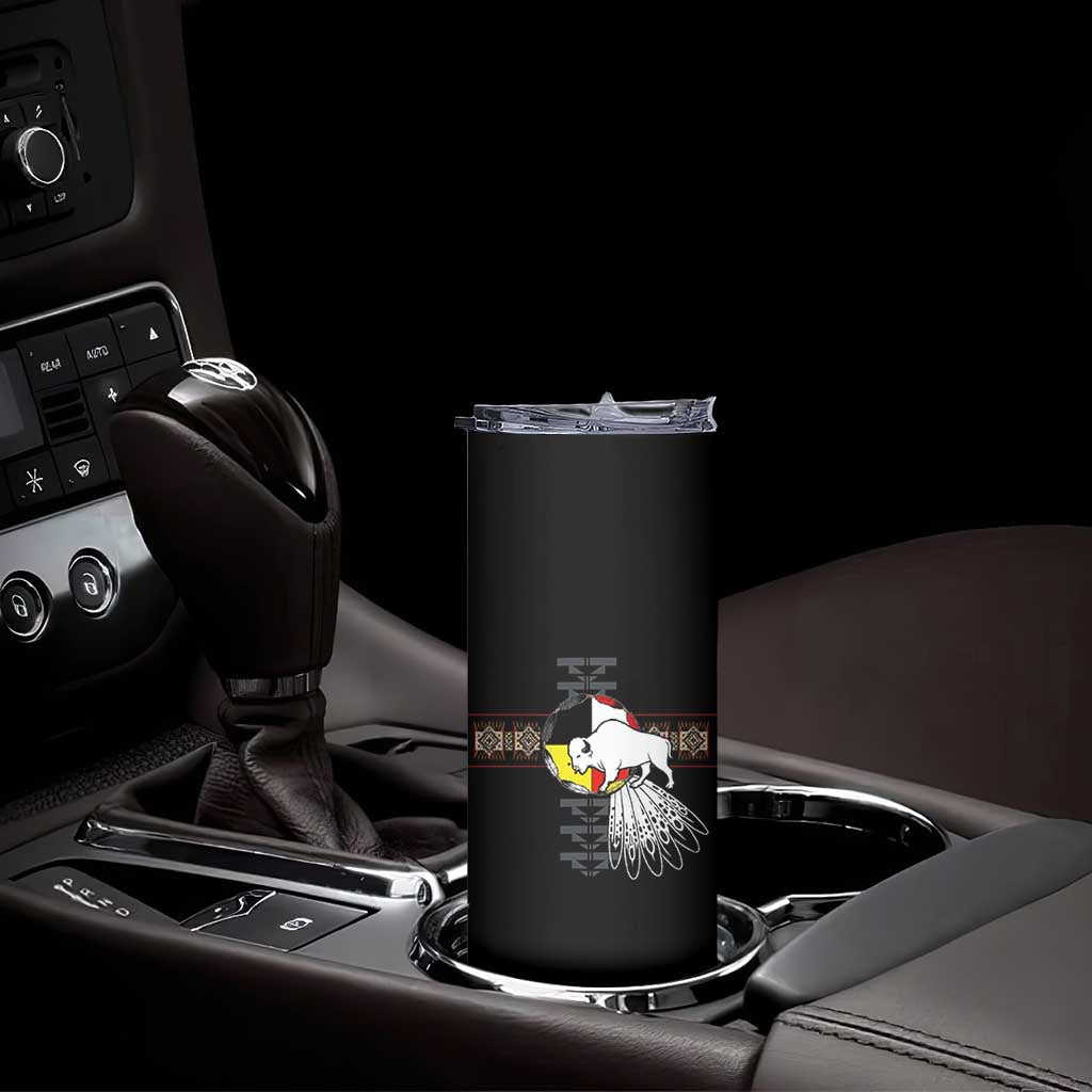 Native American White Buffalo Skinny Tumbler Seven Sacred Grandfather Teachings TS11 Print Your Wear