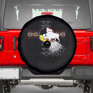 Native American White Buffalo Spare Tire Cover Seven Sacred Grandfather Teachings TS11 Black Print Your Wear