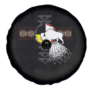 Native American White Buffalo Spare Tire Cover Seven Sacred Grandfather Teachings TS11 Print Your Wear
