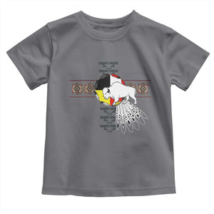 Native American White Buffalo Toddler T Shirt Seven Sacred Grandfather Teachings TS11 Charcoal Print Your Wear