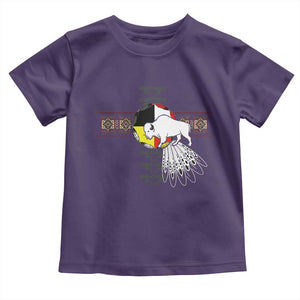 Native American White Buffalo Toddler T Shirt Seven Sacred Grandfather Teachings TS11 Purple Print Your Wear