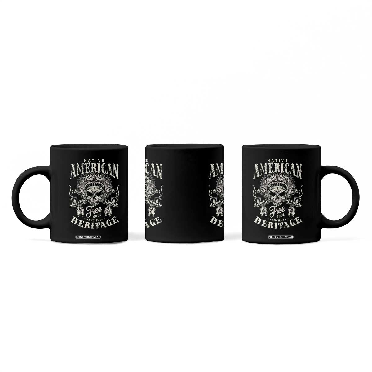Native American Free Soul Ancient Heritage Coffee Mug Vintage Indian American Chief TS11 Print Your Wear