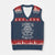 Native American Free Soul Ancient Heritage V-Neck Knit Sweater Vest Vintage Indian American Chief - Print Your Wear