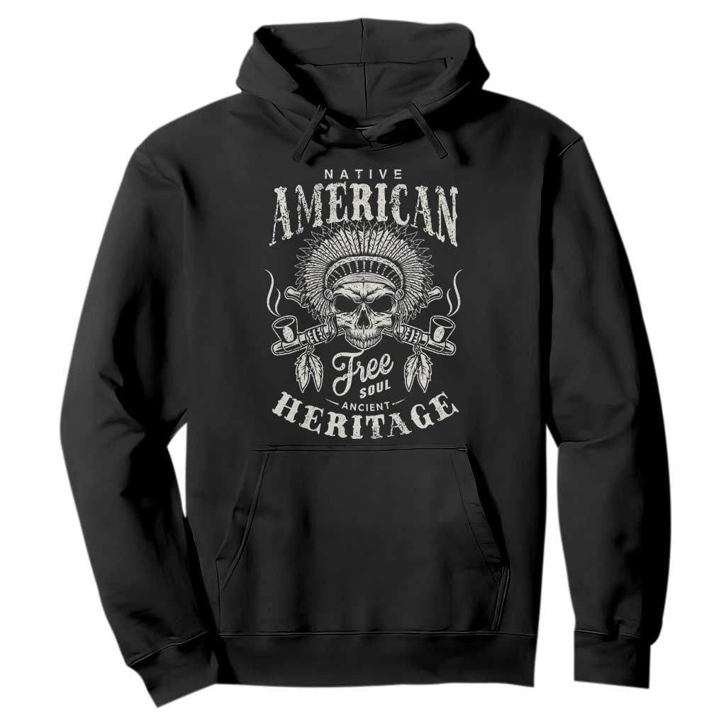 Native American Free Soul Ancient Heritage Hoodie Vintage Indian American Chief TS11 Black Print Your Wear