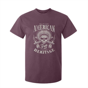 Native American Free Soul Ancient Heritage T Shirt For Kid Vintage Indian American Chief TS11 Maroon Print Your Wear