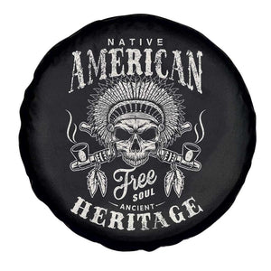 Native American Free Soul Ancient Heritage Spare Tire Cover Vintage Indian American Chief TS11 Print Your Wear