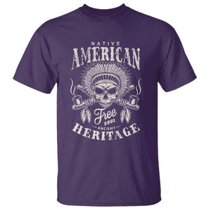 Native American Free Soul Ancient Heritage T Shirt Vintage Indian American Chief TS11 Purple Print Your Wear