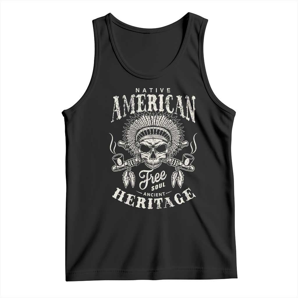Native American Free Soul Ancient Heritage Tank Top Vintage Indian American Chief TS11 Black Print Your Wear
