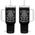 Native American Free Soul Ancient Heritage Tumbler With Handle Vintage Indian American Chief TS11 One Size: 40 oz Black Print Your Wear