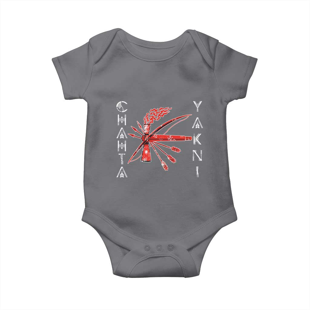 Chahta Yakni Tribe Baby Onesie Native American Indian Choctaw Nation Culture TS11 Charcoal Print Your Wear