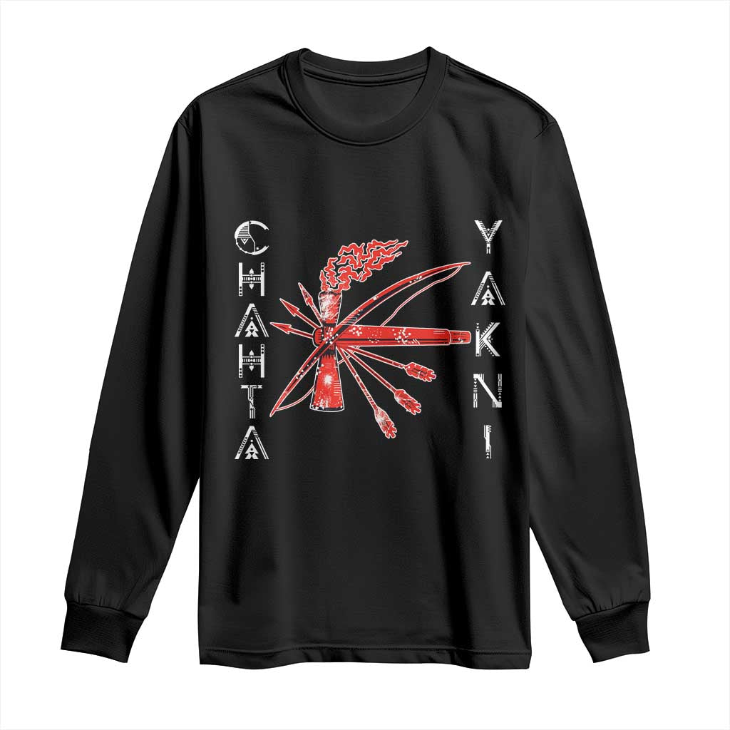Chahta Yakni Tribe Long Sleeve Shirt Native American Indian Choctaw Nation Culture TS11 Black Print Your Wear