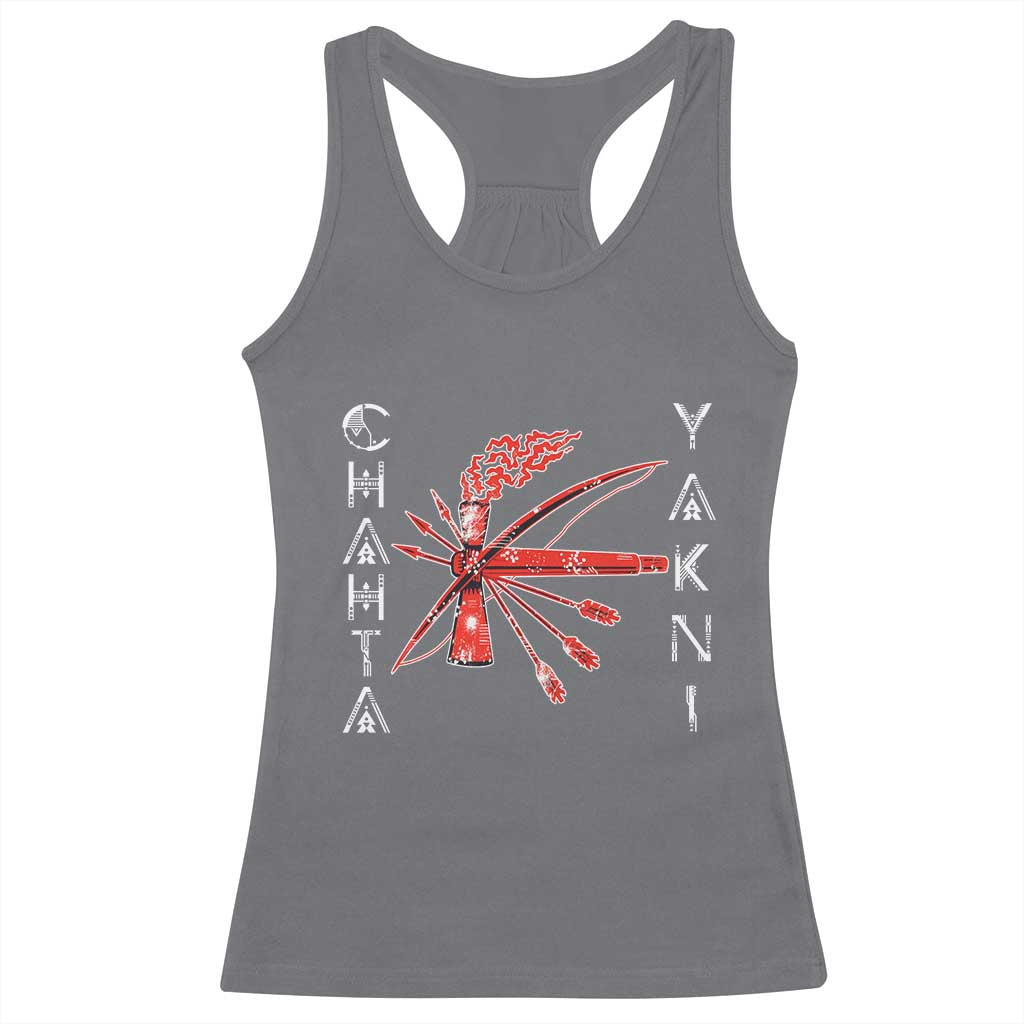 Chahta Yakni Tribe Racerback Tank Top Native American Indian Choctaw Nation Culture TS11 Charcoal Print Your Wear
