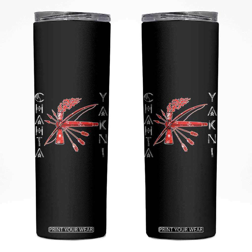 Chahta Yakni Tribe Skinny Tumbler Native American Indian Choctaw Nation Culture TS11 Black Print Your Wear