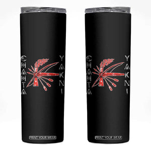 Chahta Yakni Tribe Skinny Tumbler Native American Indian Choctaw Nation Culture TS11 Black Print Your Wear