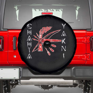 Chahta Yakni Tribe Spare Tire Cover Native American Indian Choctaw Nation Culture TS11 Black Print Your Wear