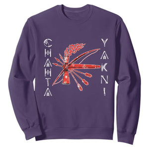 Chahta Yakni Tribe Sweatshirt Native American Indian Choctaw Nation Culture TS11 Purple Print Your Wear