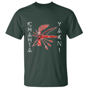 Chahta Yakni Tribe T Shirt Native American Indian Choctaw Nation Culture TS11 Dark Forest Green Print Your Wear