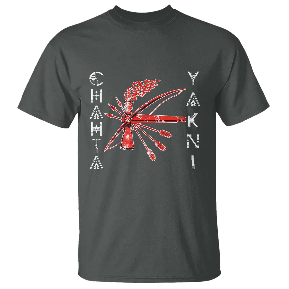 Chahta Yakni Tribe T Shirt Native American Indian Choctaw Nation Culture TS11 Dark Heather Print Your Wear