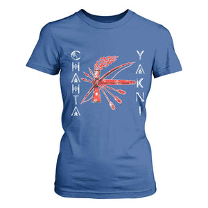 Chahta Yakni Tribe T Shirt For Women Native American Indian Choctaw Nation Culture TS11 Royal Blue Print Your Wear