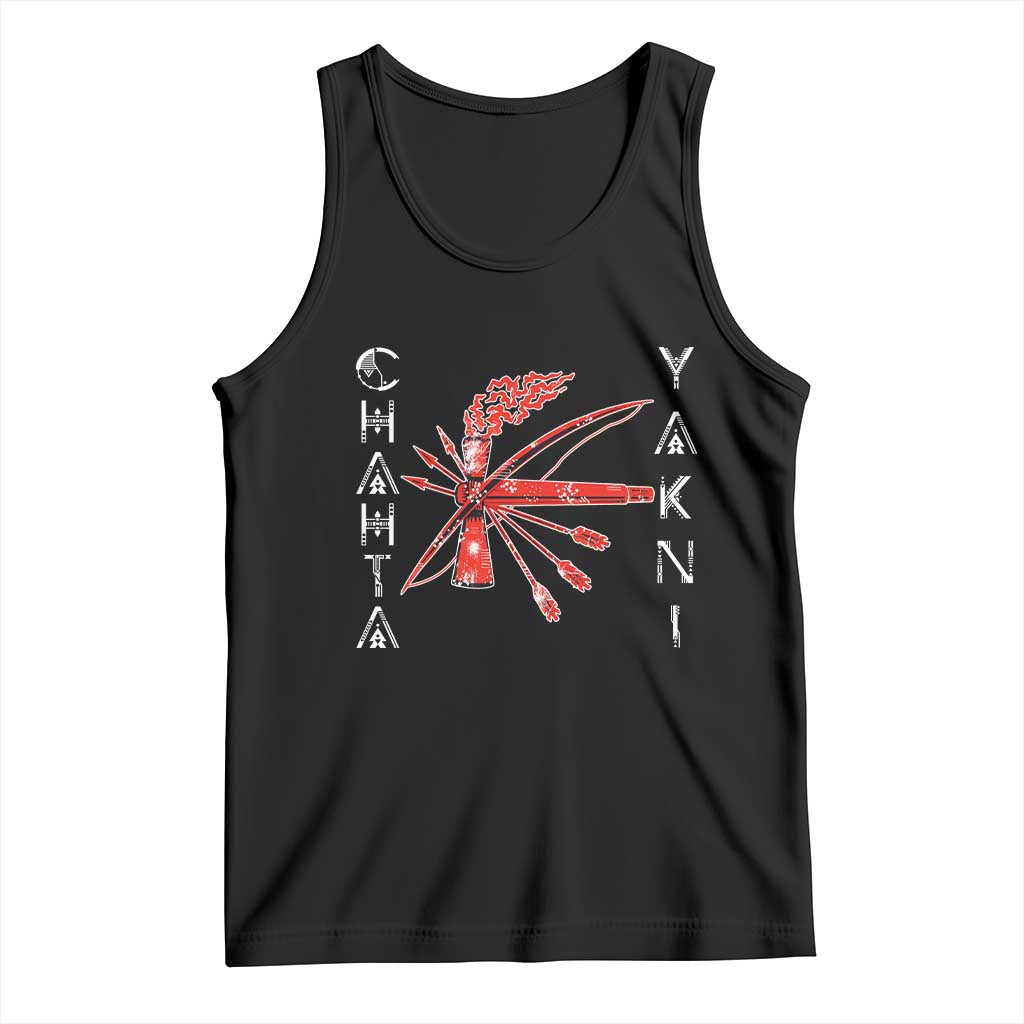 Chahta Yakni Tribe Tank Top Native American Indian Choctaw Nation Culture TS11 Black Print Your Wear