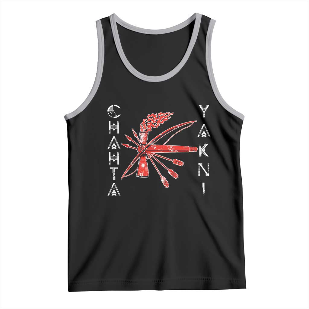 Chahta Yakni Tribe Tank Top Native American Indian Choctaw Nation Culture TS11 Black Athletic Heather Print Your Wear