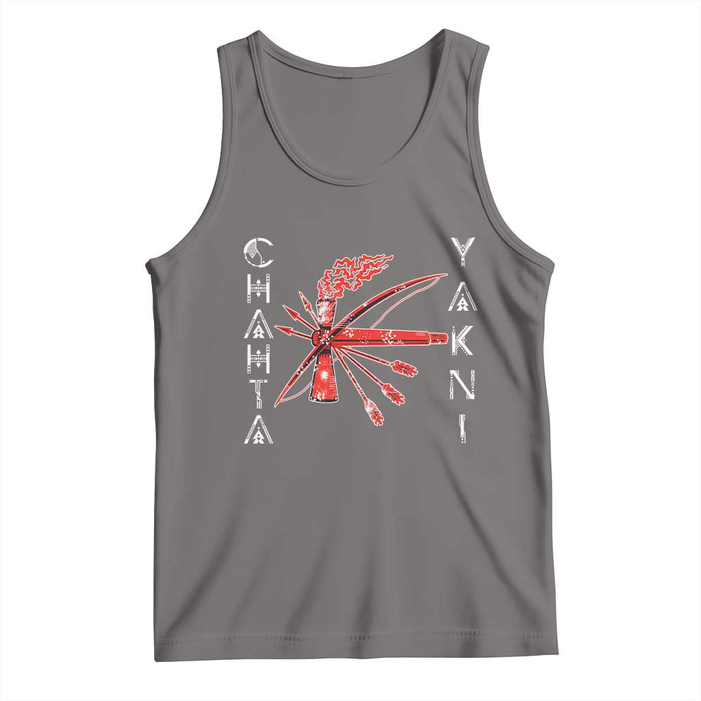Chahta Yakni Tribe Tank Top Native American Indian Choctaw Nation Culture TS11 Deep Heather Print Your Wear