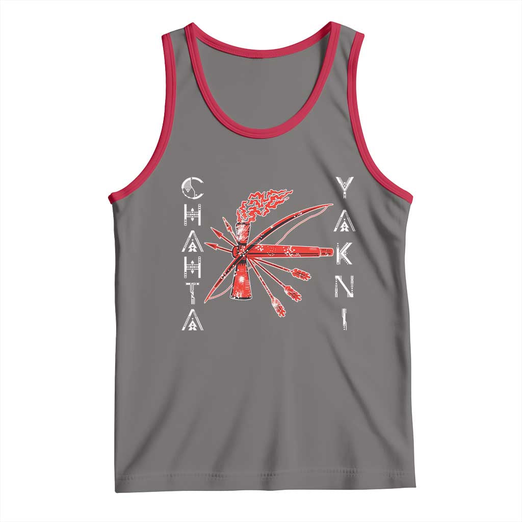 Chahta Yakni Tribe Tank Top Native American Indian Choctaw Nation Culture TS11 Deep Heather Red Print Your Wear