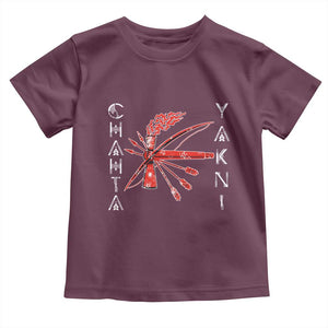 Chahta Yakni Tribe Toddler T Shirt Native American Indian Choctaw Nation Culture TS11 Maroon Print Your Wear