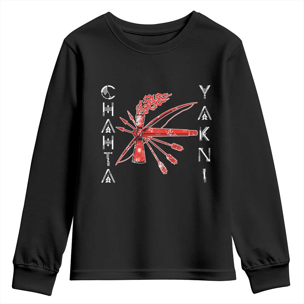 Chahta Yakni Tribe Youth Sweatshirt Native American Indian Choctaw Nation Culture TS11 Black Print Your Wear