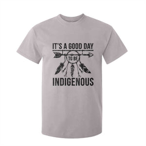Native American Its A Good Day To Be Indigenous T Shirt For Kid Dreamcatcher Feathers TS11 Ice Gray Print Your Wear