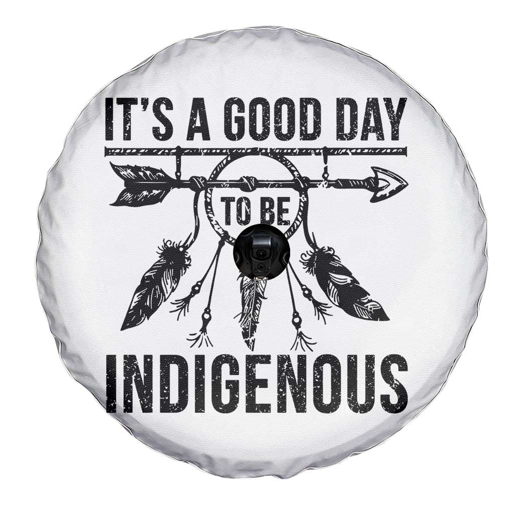 Native American Its A Good Day To Be Indigenous Spare Tire Cover Dreamcatcher Feathers TS11 Print Your Wear