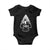 Proud Native American 1491 Pre Columbus Indigenous Arrowhead Baby Onesie TS11 Black Print Your Wear