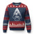 Proud Native American 1491 Pre Columbus Indigenous Arrowhead Ugly Christmas Sweater - Print Your Wear