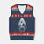 Proud Native American 1491 Pre Columbus Indigenous Arrowhead V-Neck Knit Sweater Vest - Print Your Wear