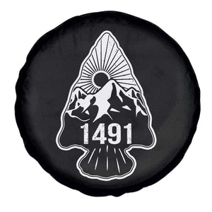 Proud Native American 1491 Pre Columbus Indigenous Arrowhead Spare Tire Cover TS11 Print Your Wear