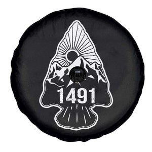 Proud Native American 1491 Pre Columbus Indigenous Arrowhead Spare Tire Cover TS11 Print Your Wear