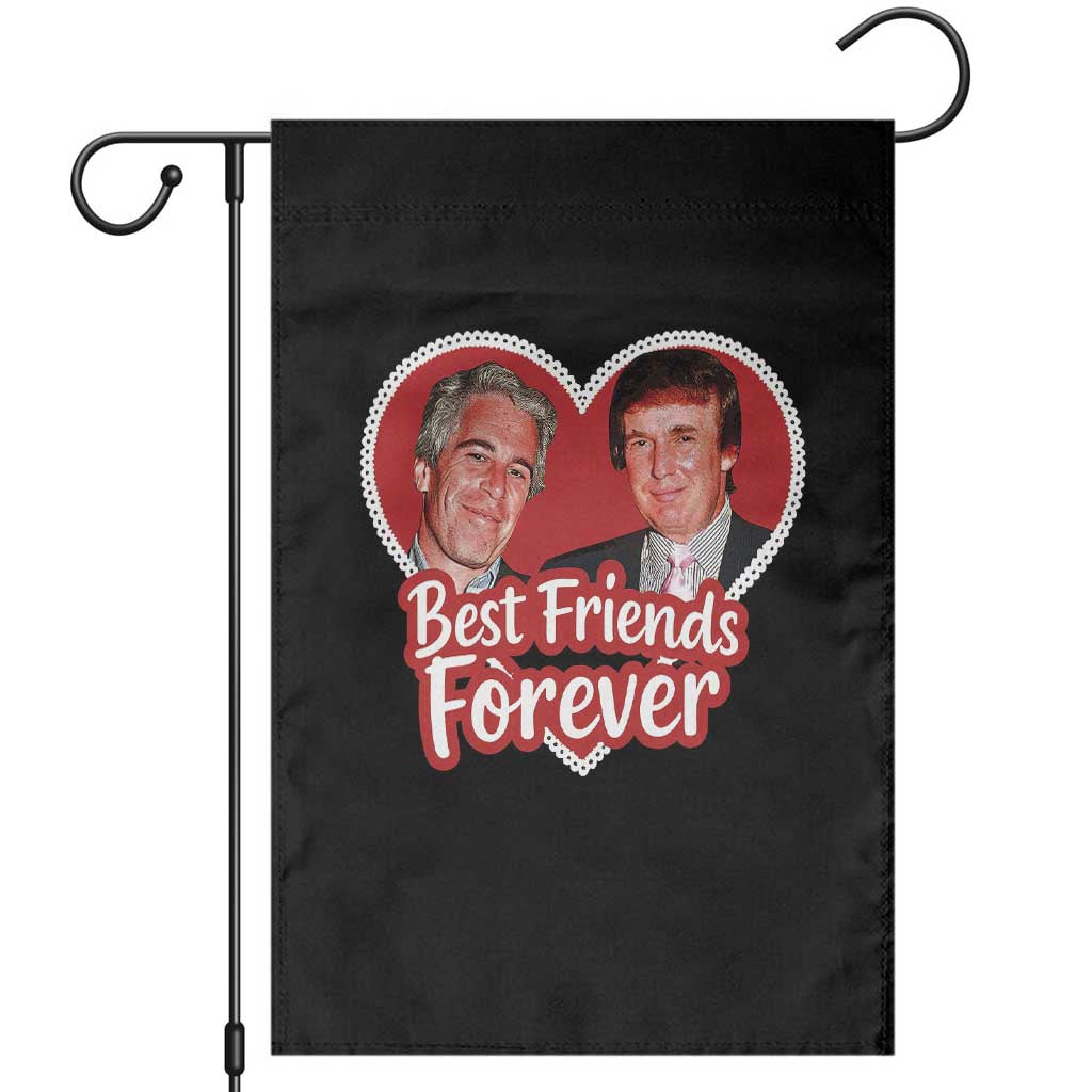 Funny Trump Best Friend Forever Garden Flag Humor Political Coquette Lace Heart TS11 Black Print Your Wear