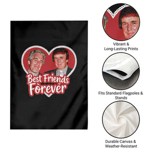 Funny Trump Best Friend Forever Garden Flag Humor Political Coquette Lace Heart TS11 Print Your Wear