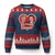 Funny Trump Best Friend Forever Ugly Christmas Sweater Humor Political Coquette Lace Heart - Print Your Wear