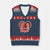 Funny Trump Best Friend Forever V-Neck Knit Sweater Vest Humor Political Coquette Lace Heart - Print Your Wear